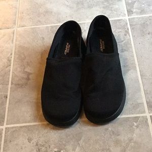 Hush puppy “loafers”